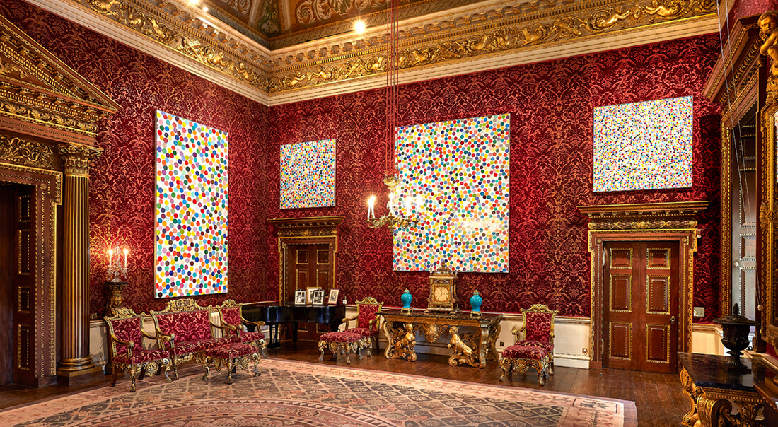 Colour Space Paintings at Houghton Hall, Norfolk